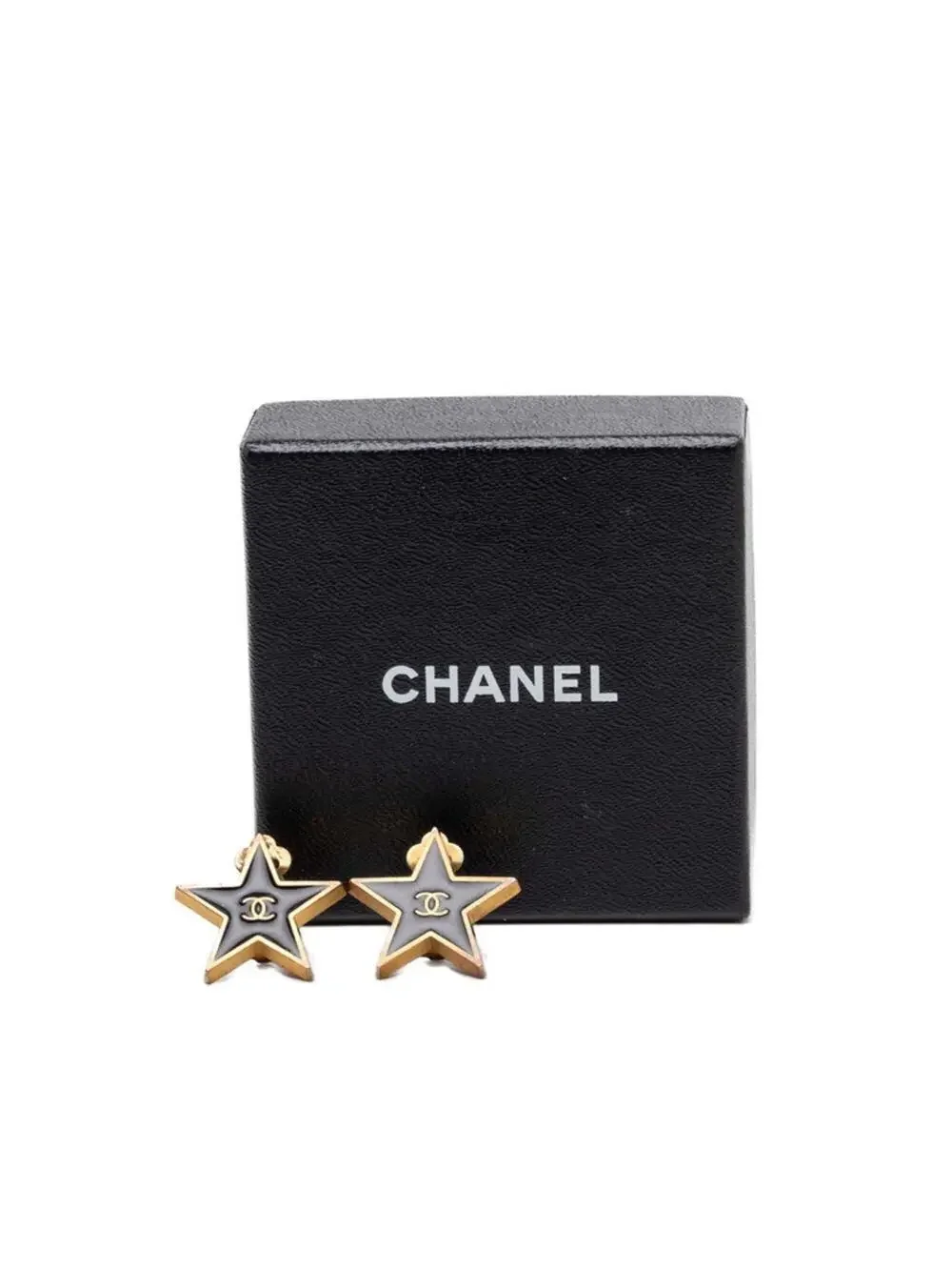 Chanel Cc Logo Star Clip-On Earrings #287793C66B